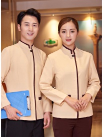 保潔服一?？?米黃